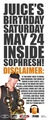 DJ Juice's birthday at wild coyote